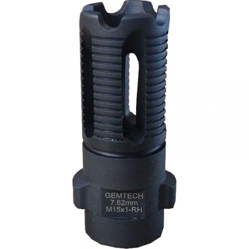 QuickMount Carbon Cutting Muzzle Brake 7.62mm M15X1 12161