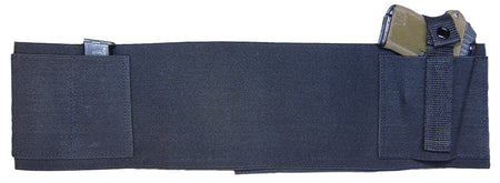 PSP BELLYBANDM Belly Band CCW Holster Medium Black Heavy-Duty Elastic Velcro Closure