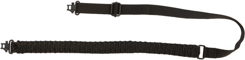 Allen Paracord Woven Sling with Swivel Black Neoprene-Effect