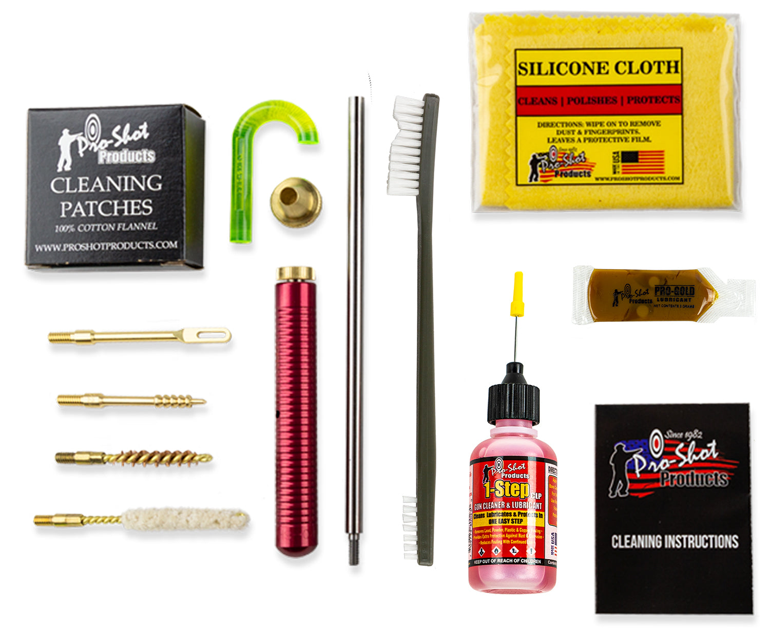 Pro-Shot R22KIT .22/.223 Cal Rifle Classic Box Cleaning Kit