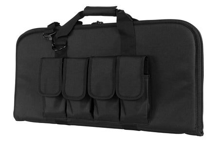 VISM NcSTAR AR/AK 28 Inch Pistol Case with Mag Pouches Black