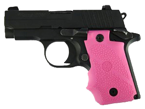 Hogue 38007 Finger Groove Pink Rubber Grip for Sig P238