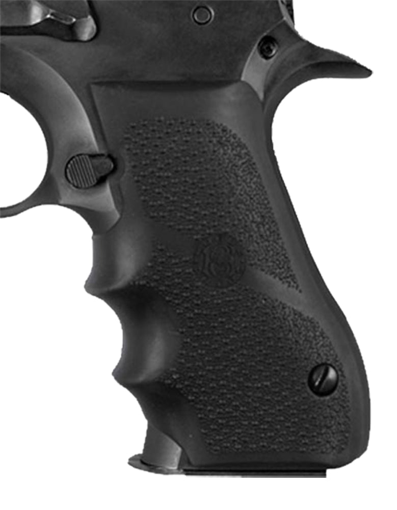 Hogue 76000 Finger Groove Black Rubber Grip for Baby Eagle IWI Jericho Uzi Eagle