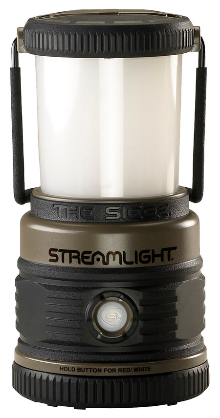 Streamlight 44931 Siege Emergency Lantern Coyote 55/275/540 Lumens White/Red LED