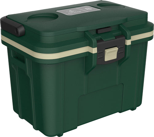 Pelican IM 8Qt Hunter Green Tan Cooler with Ice Pack
