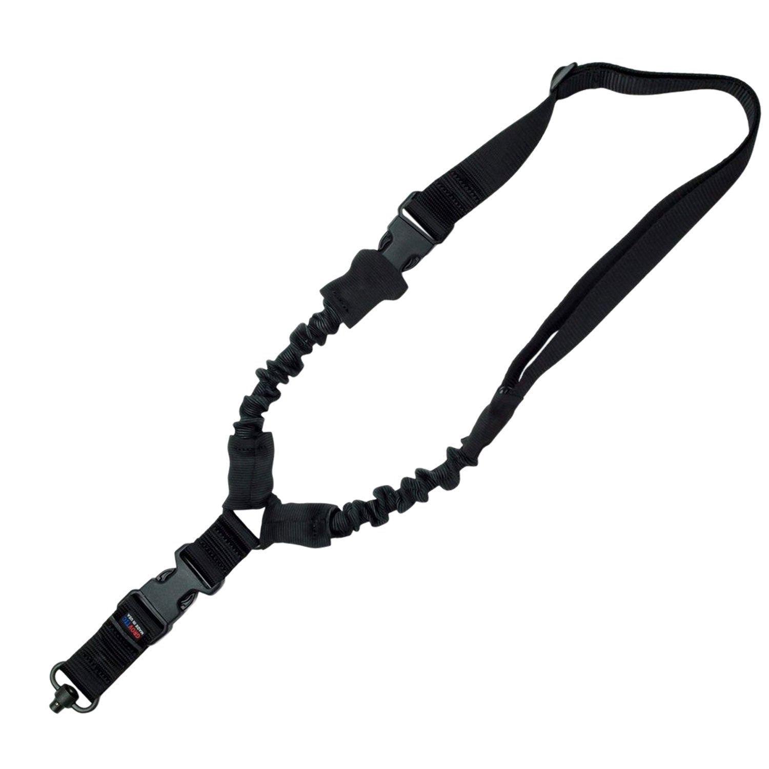 GrovTec US GTSL52 Black Elastic Single-Point Bungee Rifle/Shotgun Sling