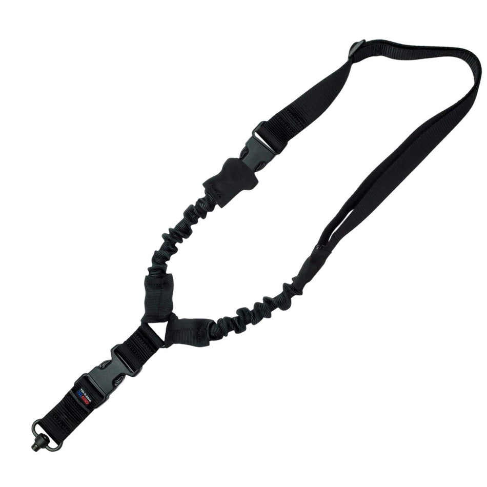GrovTec US GTSL52 Black Elastic Single-Point Bungee Rifle/Shotgun Sling