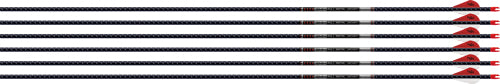 Easton 5MM Full Metal Jacket 300 HO Arrows 6-Pack 2" Blazer Vanes