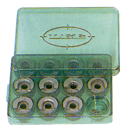 Lee 11-Piece Shellholder Kit Green Storage Box