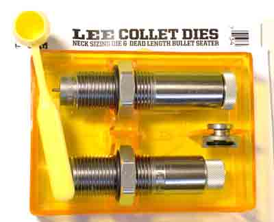 Lee 7mm Rem Mag Collet Die Set with Shell Holder & Powder Dipper
