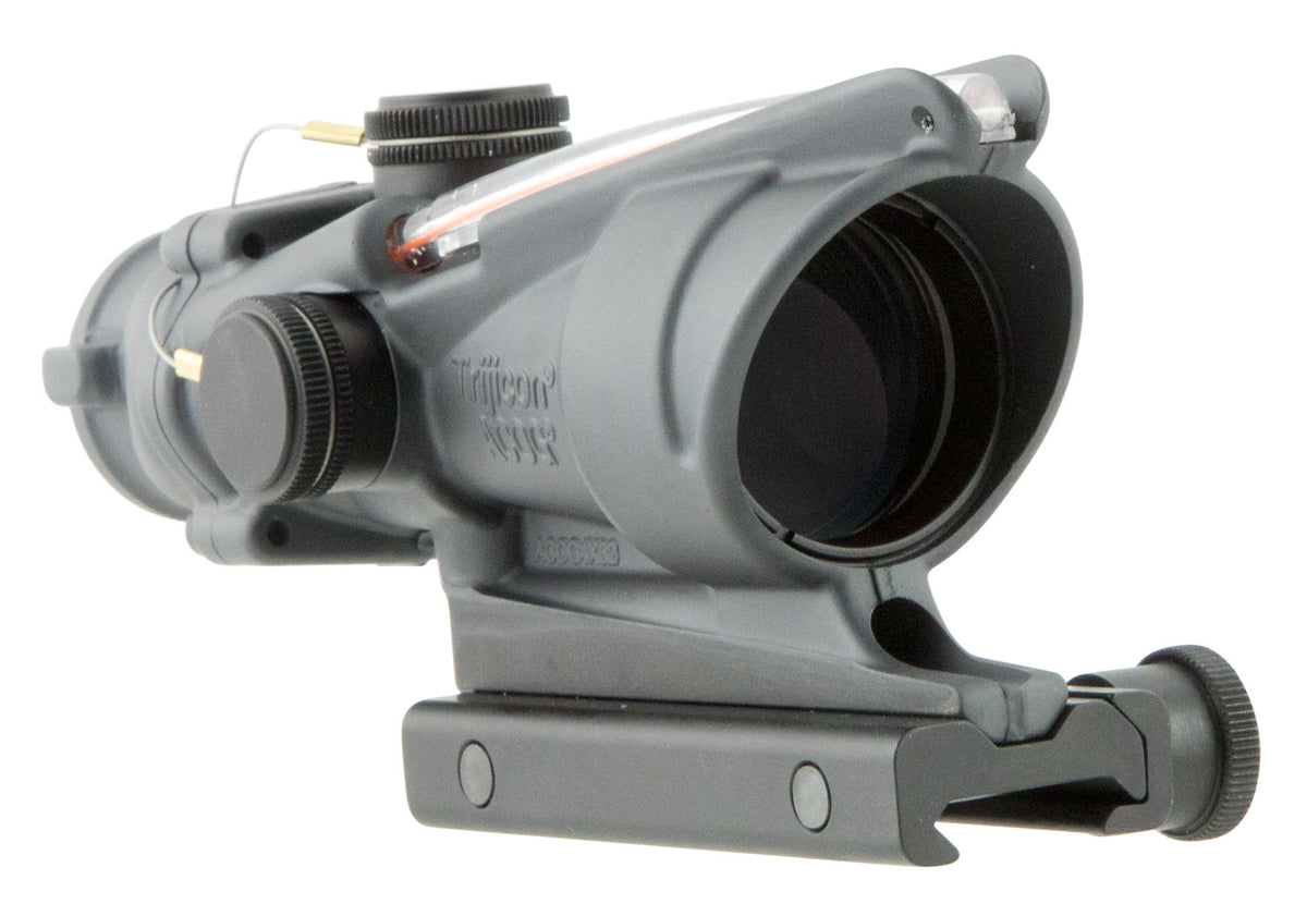 Trijicon ACOG 100308 Sniper Gray 4x32mm Fixed Scope Illuminated Red Chevron .223/5.56 BDC Reticle