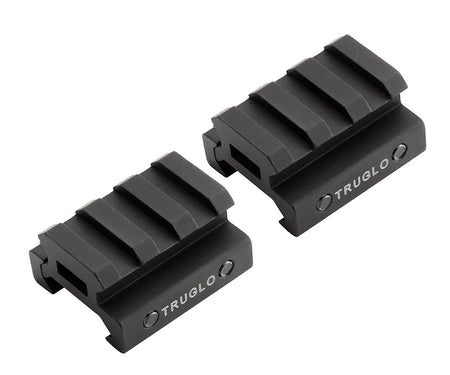 TruGlo Picatinny Riser Mount TG8972B Anodized Black Finish