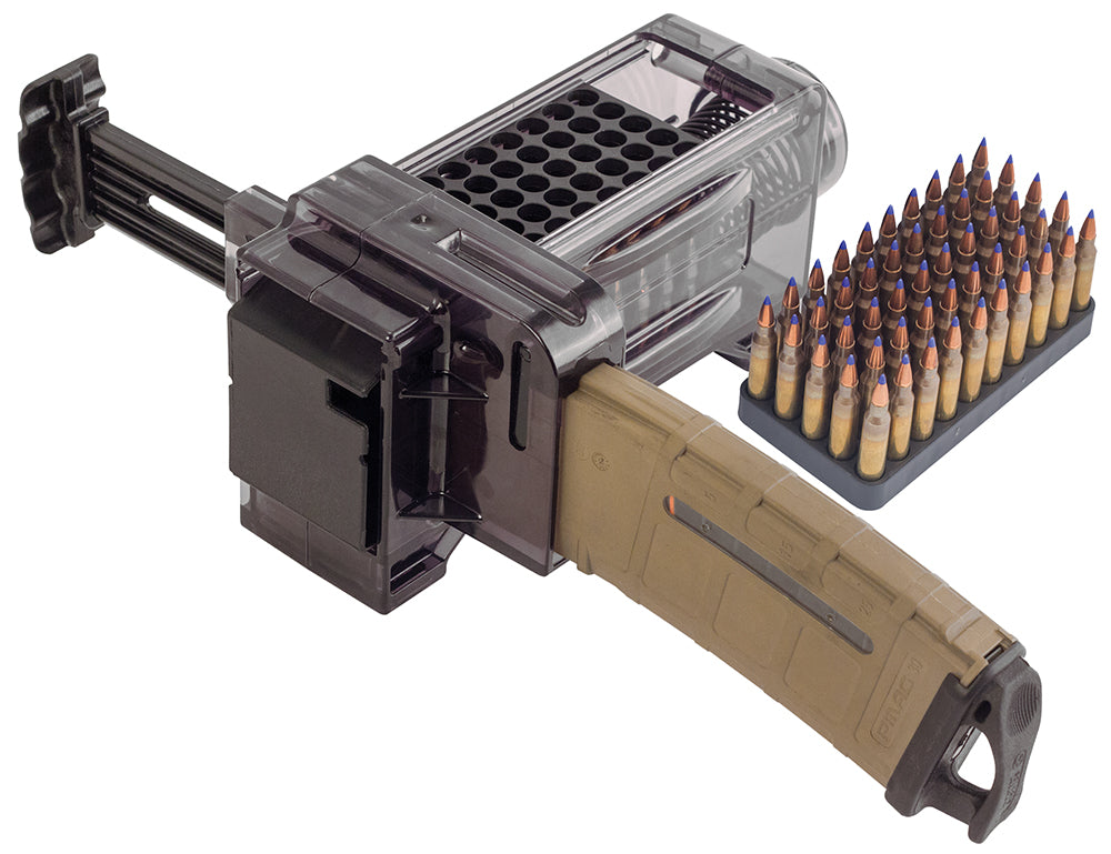 Caldwell 397488 AR-15 Mag Charger 50rd Speedloader .223/5.56/300 BO/204 Ruger Smoke
