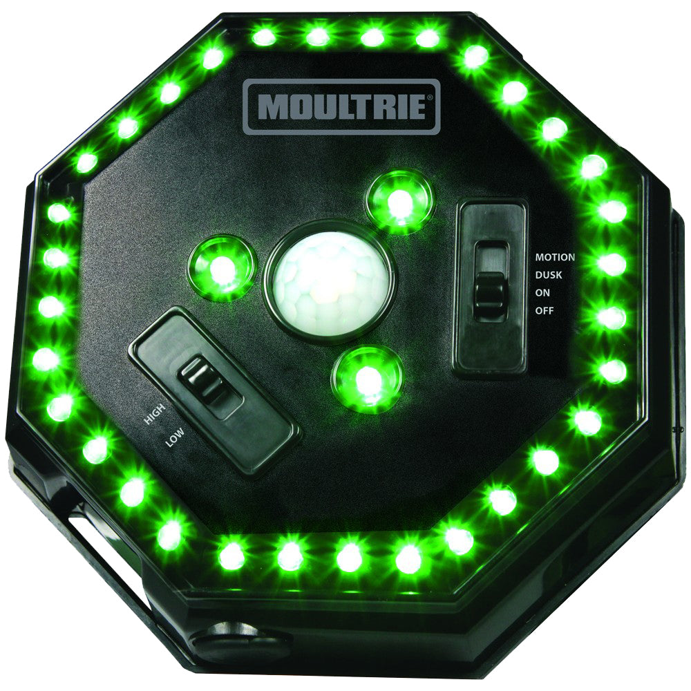 Moultrie MFA12651 Night Hog Hunting Feeder Light Black Green Filter 30 ft Radius