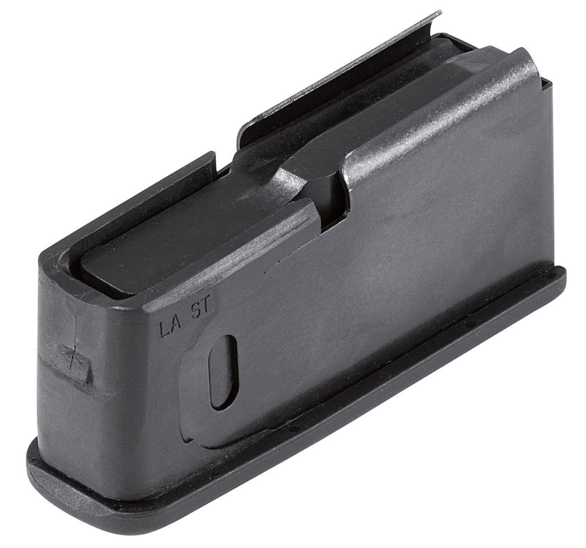 Browning 112024038 AB3 4rd 270 Win Detachable Staggered Box Magazine - Black Steel Polymer Base