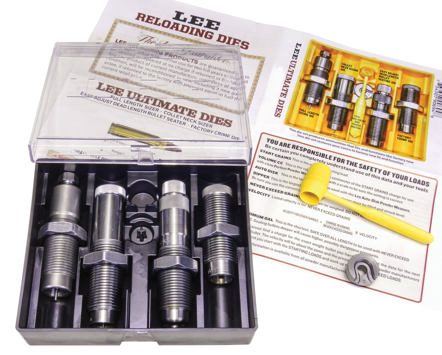Lee 90593 .270 Winchester Ultimate Rifle 4 Die Reloading Set