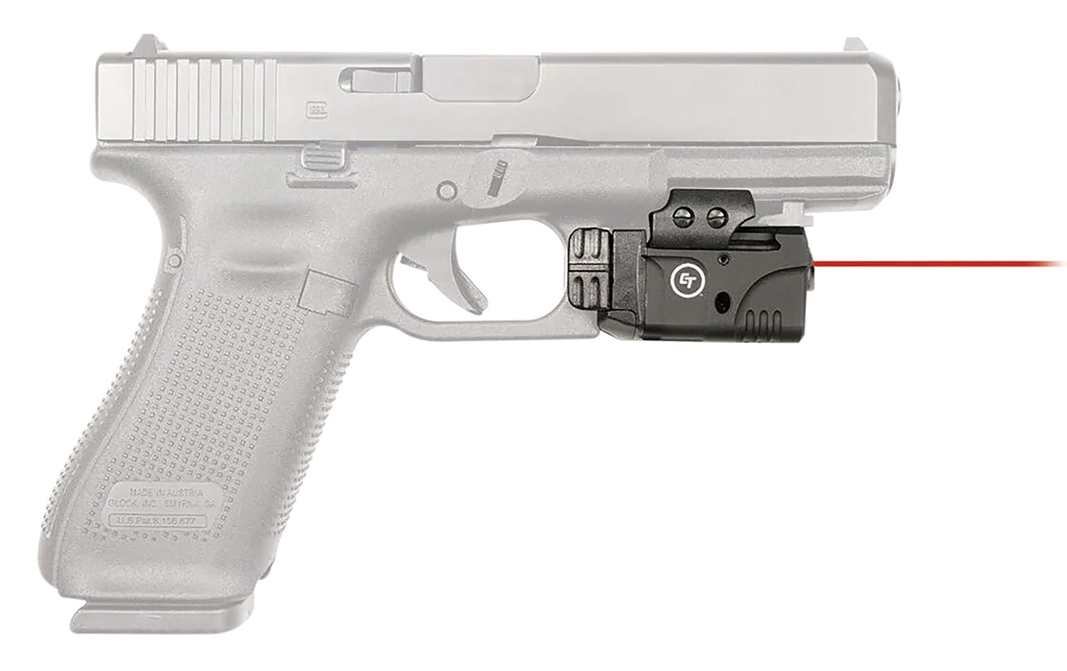 Crimson Trace 0142501 Rail Master Pro Red Laser and 100 Lumen White Light, Picatinny/Weaver Rail Mount