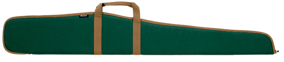 Bulldog BD111 52" Pit Bull Green and Camel Nylon Shotgun Case Water-Resistant with Soft Padding