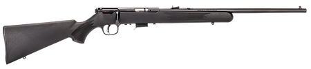 Savage Arms 91800 93 F Full Size 22 WMR 5+1 21" Matte Black Sporter Barrel, Matte Black Carbon Steel Receiver, Matte Black Fixed Synthetic Stock, Right Hand