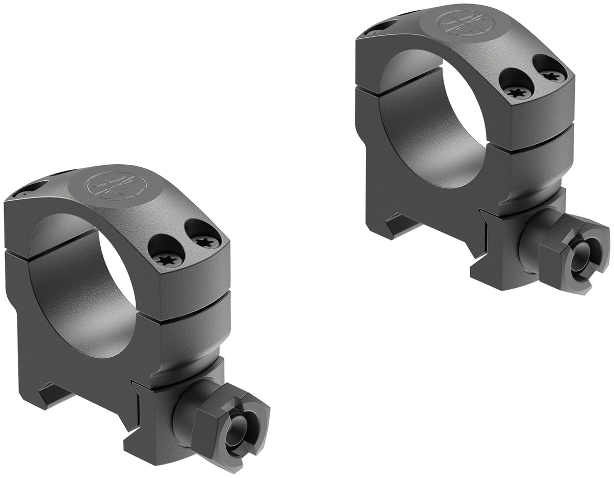 Leupold 57524 Mark 4 Cross-Slot 1" Scope Rings Matte Black Medium Picatinny