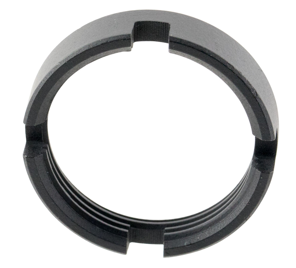 Advanced Technology Intl A5101020 AR-15 Castle Nut Black Steel Mil-Spec Buffer Tube Compatible