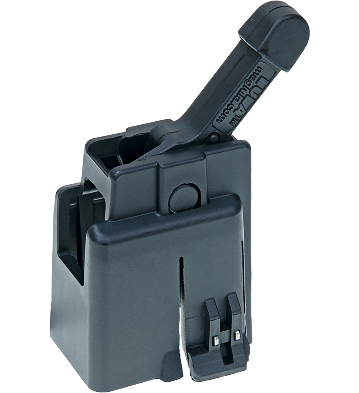 Maglula LU14B LULA Loader & Unloader, 9mm Luger MP5 SMG Curved Magazines, Black Polymer