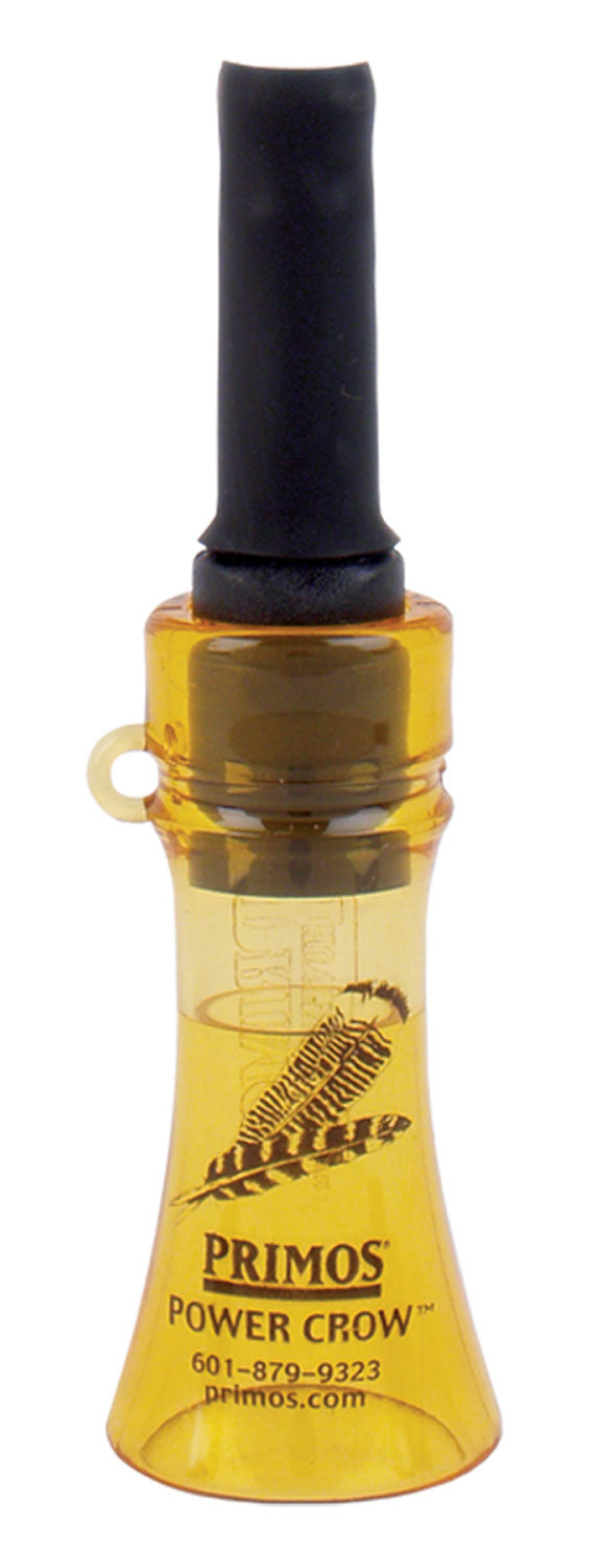 Primos 330 Power Crow Locator Call for Spring Gobbler - Black/Yellow Plastic