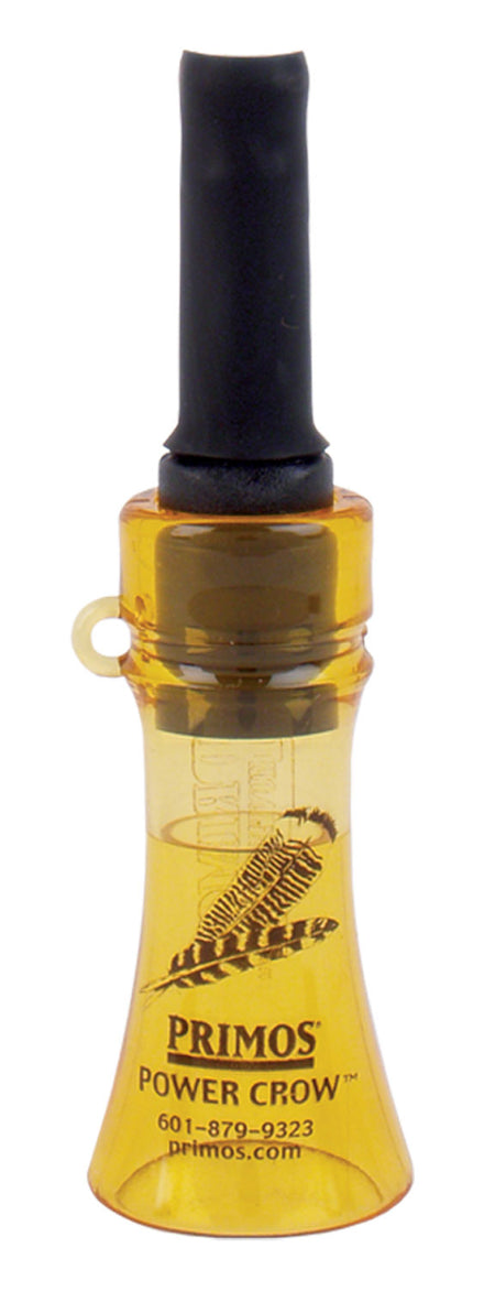 Primos 330 Power Crow Locator Call for Spring Gobbler - Black/Yellow Plastic