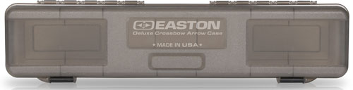Easton Crossbow Bolt Box Deluxe Grey 12 Xbow Bolt Capacity