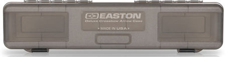 Easton Crossbow Bolt Box Deluxe Grey 12 Xbow Bolt Capacity