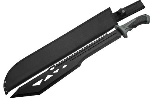 Rite Edge SZCO 20" Black Macho Machete with Sheath 25 Inch OAL
