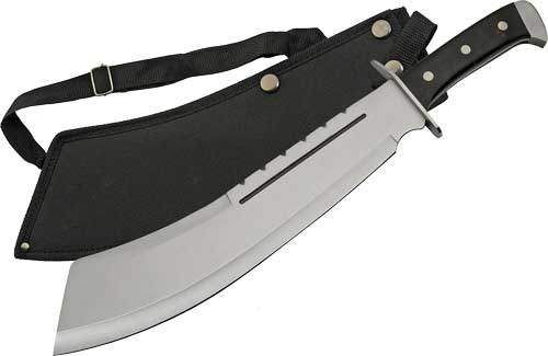 Rite Edge SZCO 13.5" Black Bully Stainless Machete with Blade Sheath