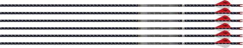 Easton FMJ 4MM 300 Arrows with 2" Blazer Vanes - 6 Pack