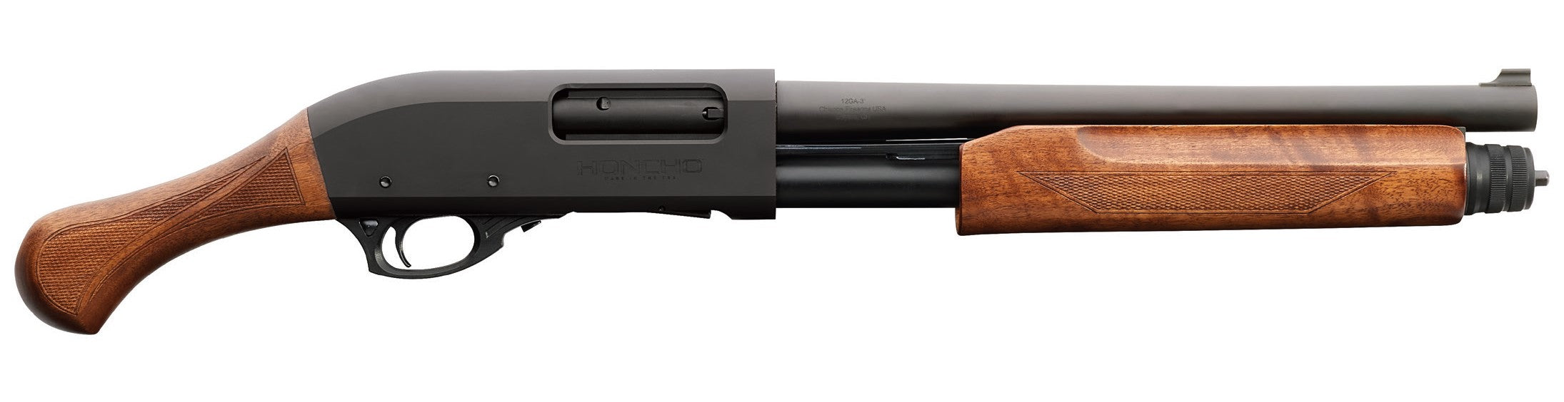 Chiappa Firearms 930430 Honcho Tactical 20 Gauge 5+1 18.50" Matte Black Steel Barrel & Receiver, Walnut Grip