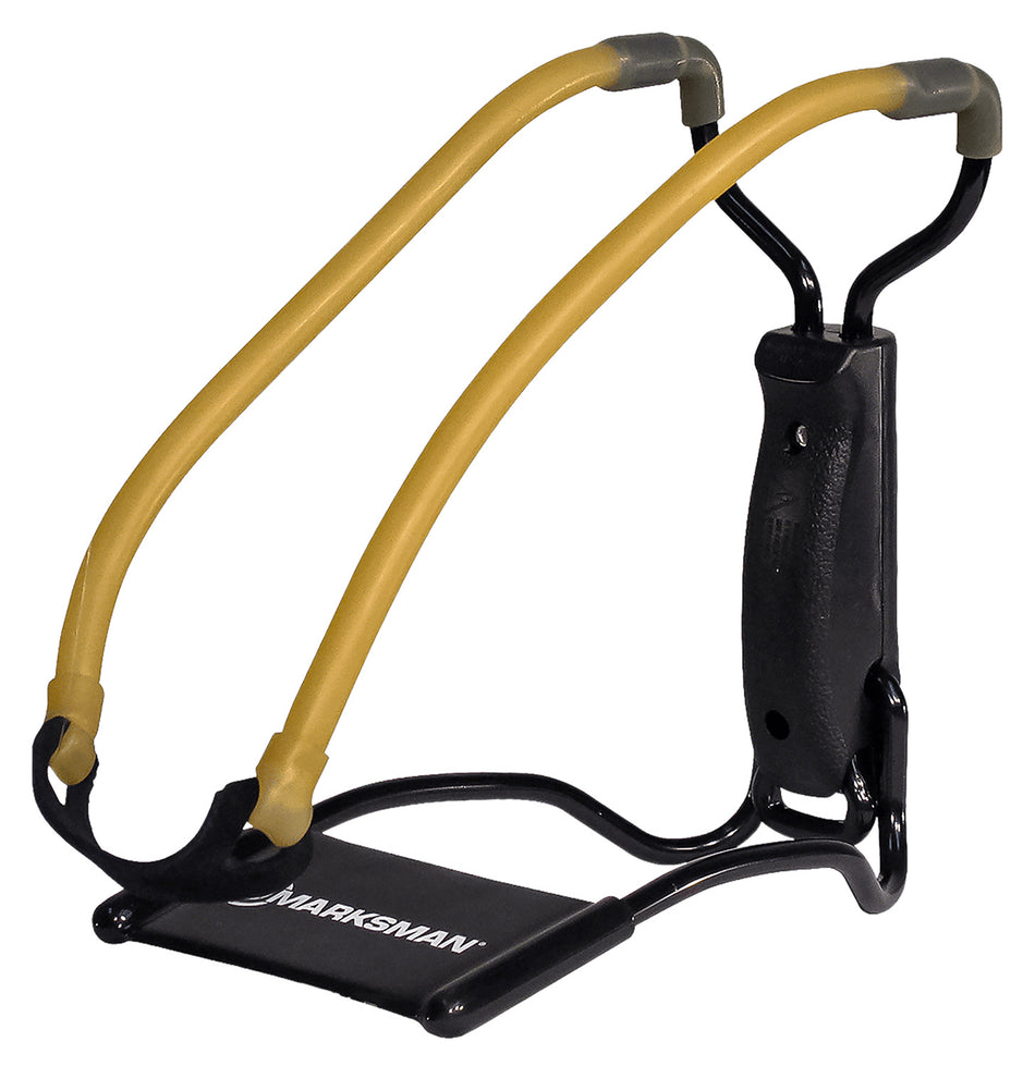 Marksman 3040 Folding Slingshot with Arm Support Yellow Classic Band