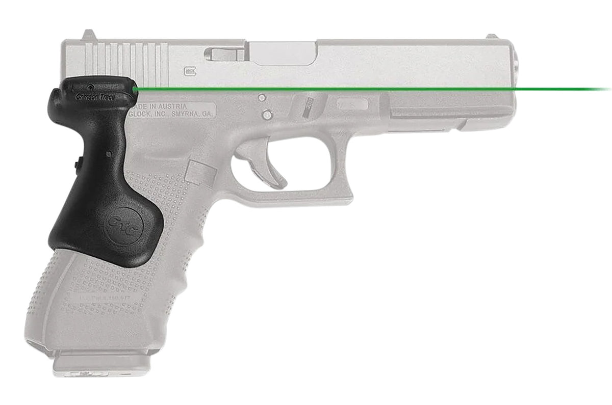 Crimson Trace 0167301 Green Laser Lasergrips Compatible with Glock Full-Size Gen3/4/5 Pistols, Black Polymer