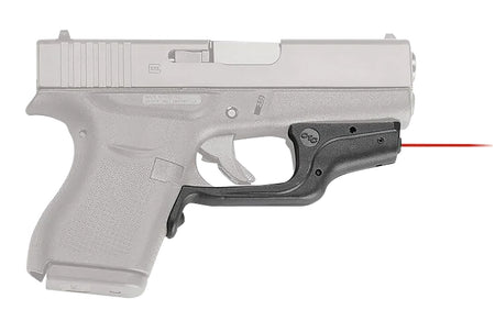 Crimson Trace LG-443 Compact Red Laser Laserguard for Glock 42/43, Instinctive Activation, Black Polymer