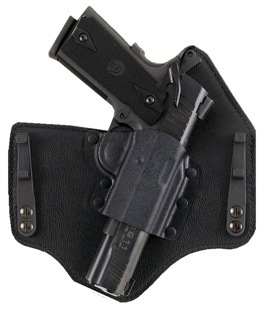 Galco KingTuk Deluxe IWB Black Kydex/Leather Compatible with Glock 42 UniClip Mount RH