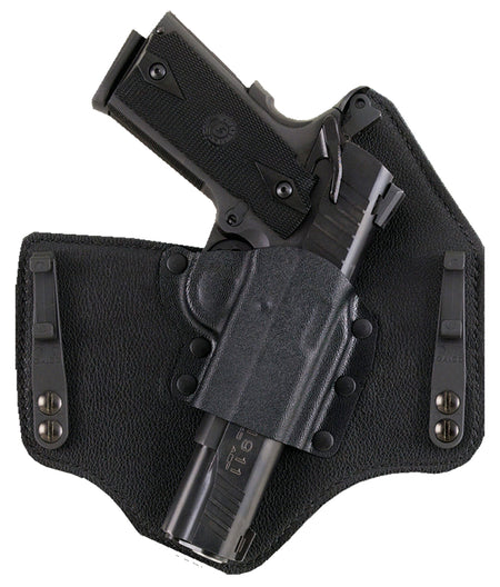 Galco KingTuk Deluxe IWB Black Kydex/Leather Compatible with Glock 42 UniClip Mount RH