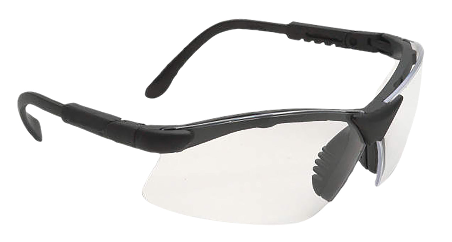 Radians RV0110CS Revelation Adult Eye Protection Clear Lens Anti-Fog Black Frame