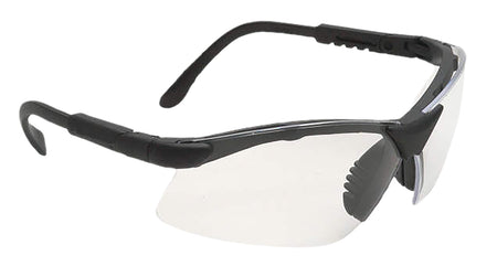 Radians RV0110CS Revelation Adult Eye Protection Clear Lens Anti-Fog Black Frame