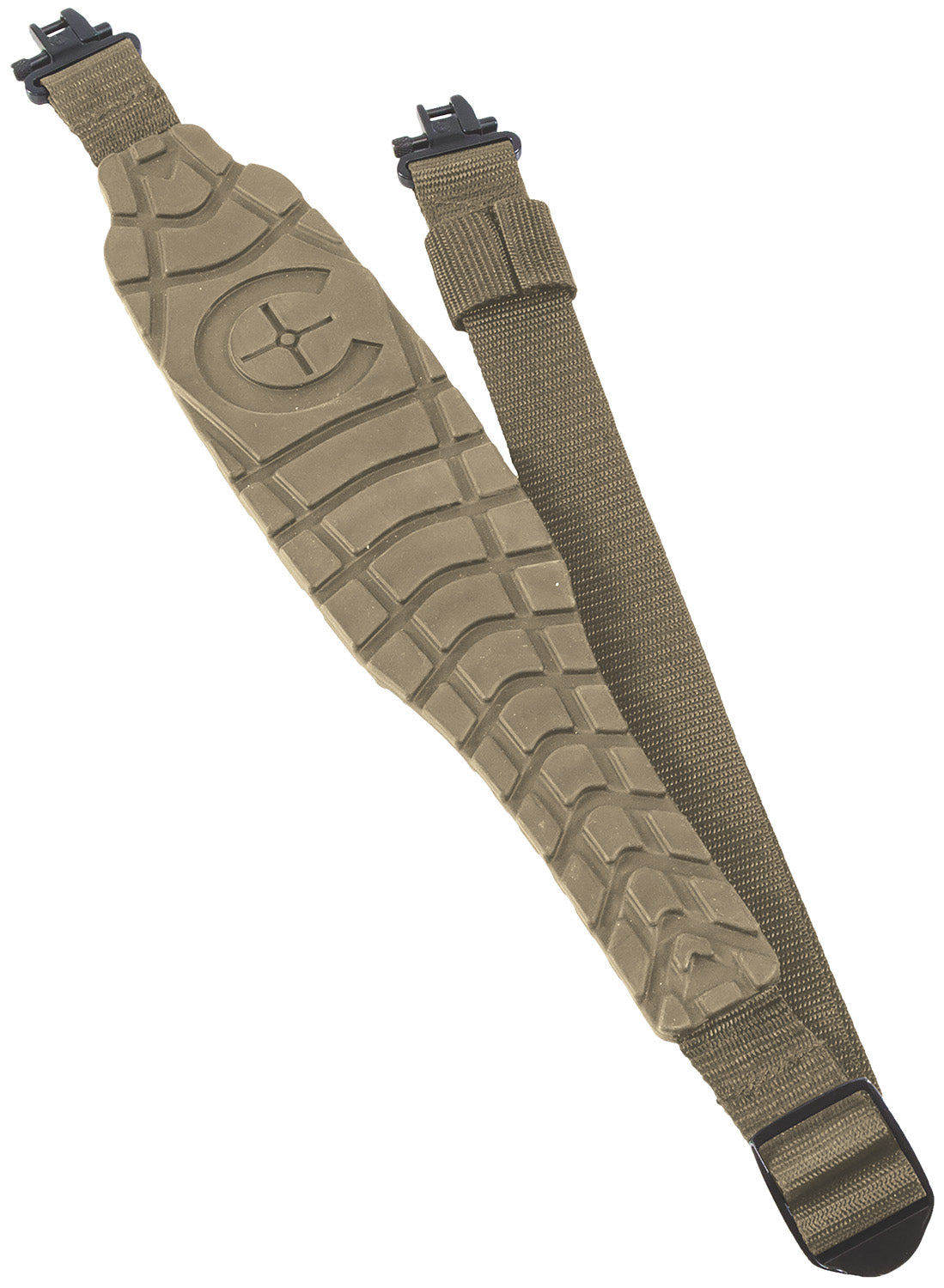 Caldwell 156214 FDE Max Grip Adjustable Rifle Sling 20" to 41" OAL Non-Slip