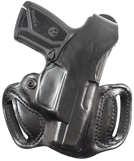 DeSantis Gunhide 085BAZ9Z0 Mini Slide Outside Waistband Black Leather Holster Kel-Tec PMR30 Right Hand