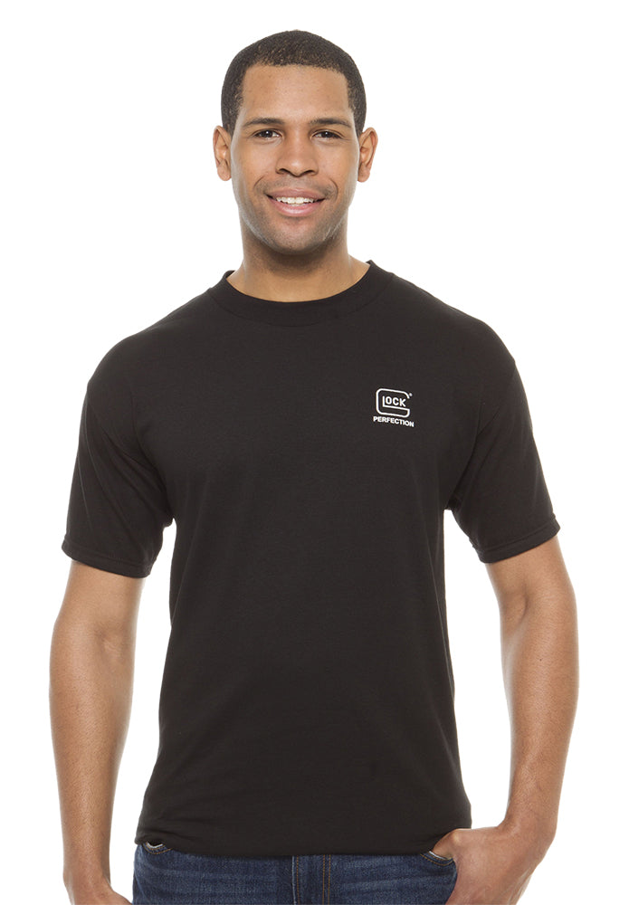 Glock AA11004 Perfection Cotton T-Shirt Black Short Sleeve Medium