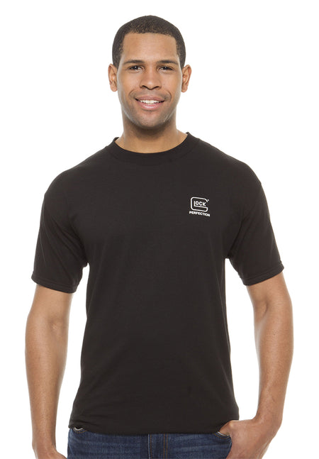 Glock AA11001 Perfection Cotton T-Shirt Black Short Sleeve Large