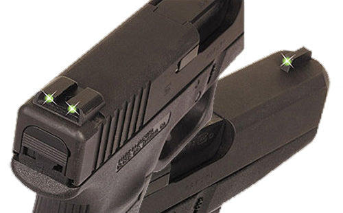 TruGlo TG231R2 Tritium Night Sight Set Green Glow Front & Rear Pistol