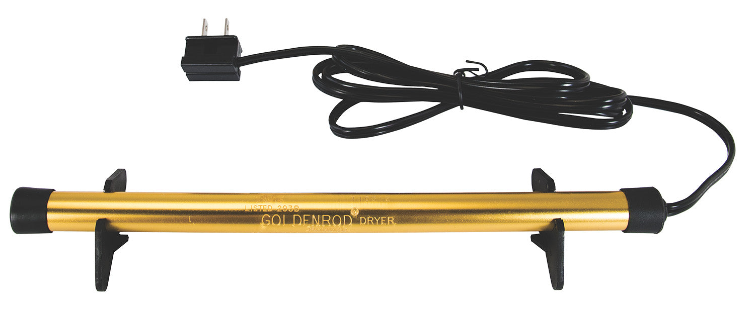 Lockdown 725721 12" Golden Rod Electric Dehumidifier AC Plug 110/120V
