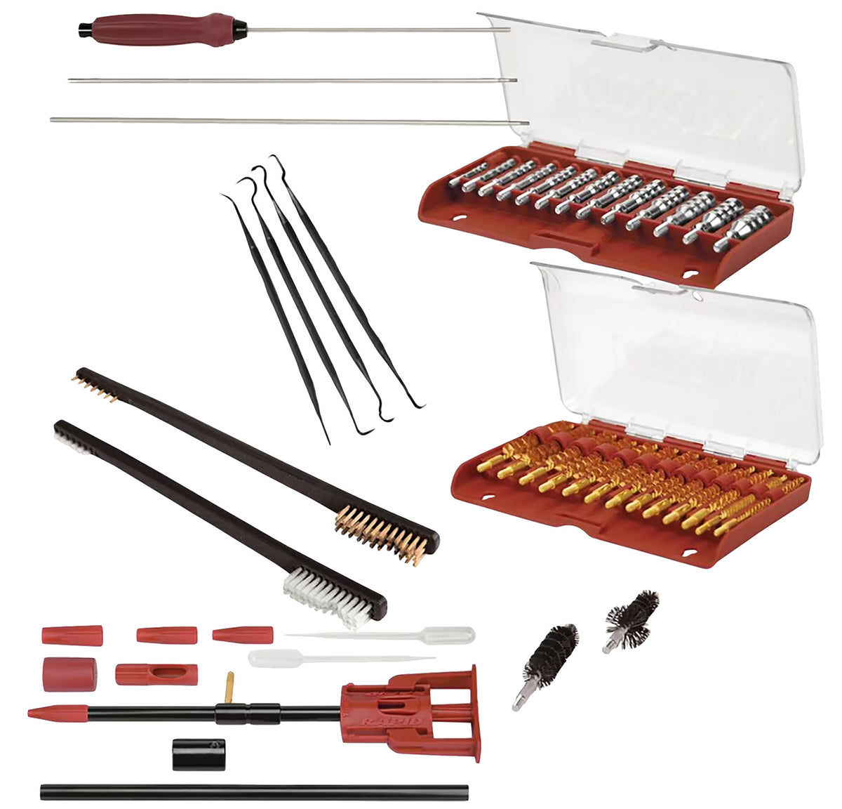 Tipton 554400 Premium Ultra Rifle Cleaning Kit with Jag Set and Bore Brushes