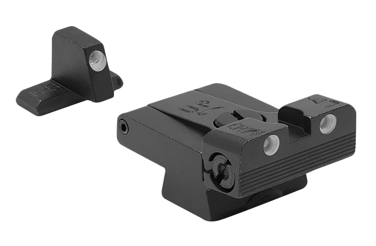 Meprolight Tru-Dot Self-Illuminated Adjustable Tritium Sight Set Black Frame H&K USP Full/Compact/Tactical