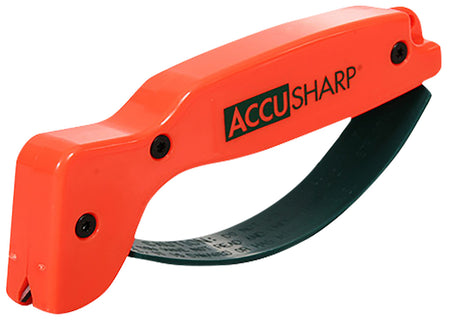 AccuSharp 014C Portable Tungsten Carbide Sharpener for Knives and Cutting Tools, Orange